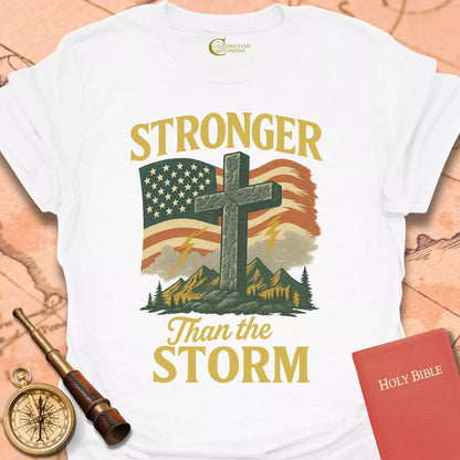 Stronger Than the Storm Flag T-Shirt