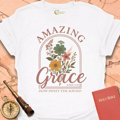 Amazing Grace John 9:25 T-Shirt