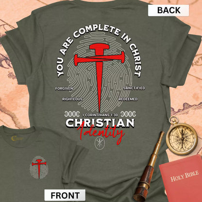 Christian Identity (front & back) T-Shirt