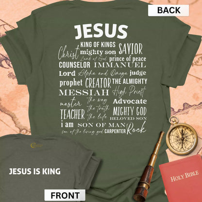 Jesus is King (front & back) T-Shirt