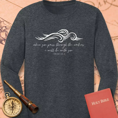 Pass Through the Waters Long Sleeve Tee