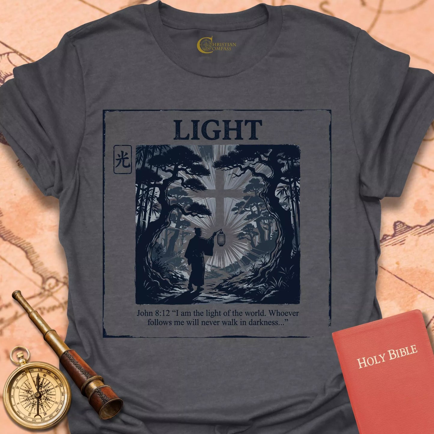 Light John 8:12 T-Shirt