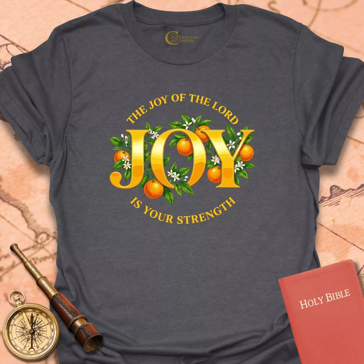 Joy Nehemiah 8:10 T-Shirt