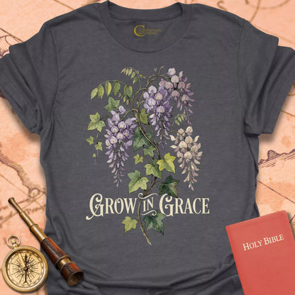 Grow in Grace Floral T-Shirt