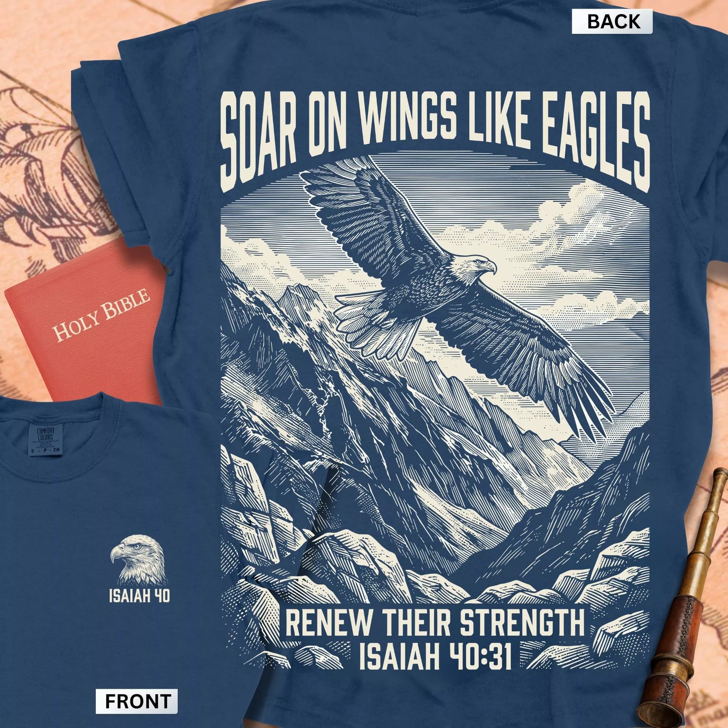 Soar on Wings Like Eagles Premium T-shirt