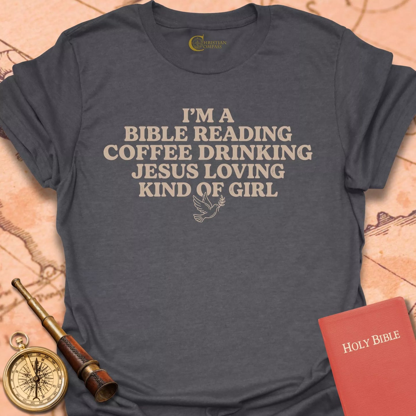 Bible Reading Girl T-Shirt