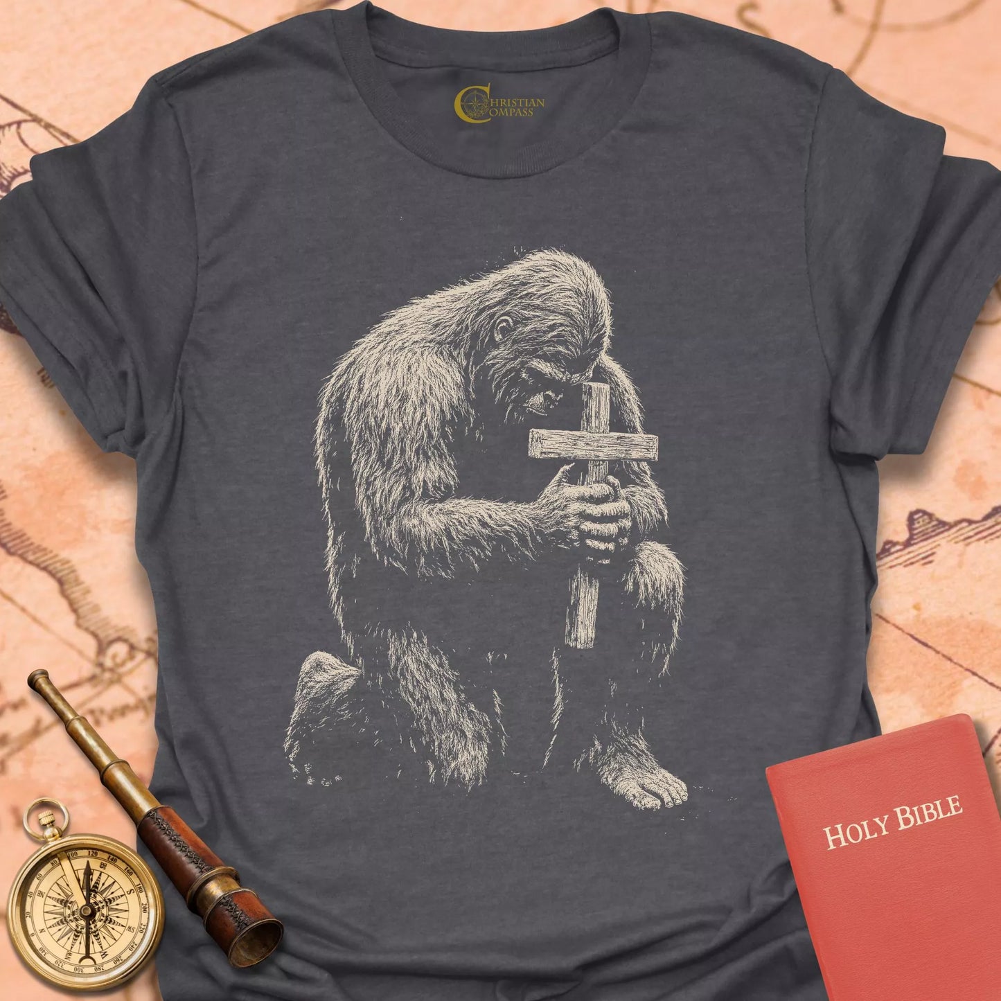 Bigfoot Cross T-Shirt