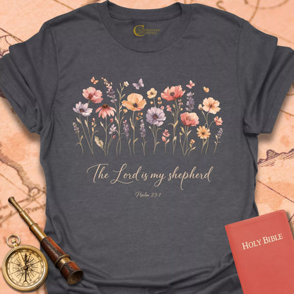 Lord is My Shepherd Wildflowers T-Shirt