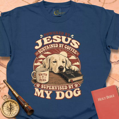 Supervised by My Dog T-shirt