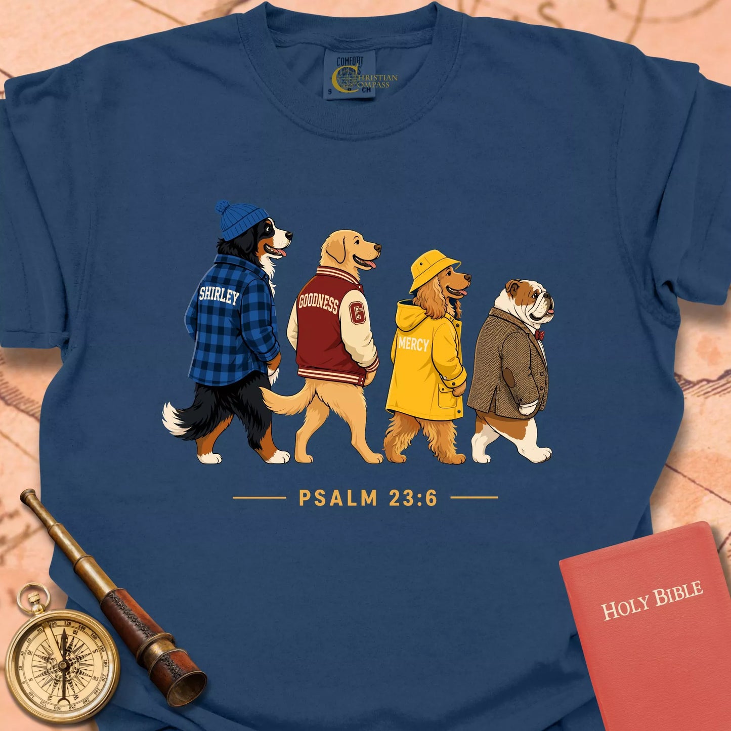 Goodness & Mercy Follow Me Dogs  T-shirt