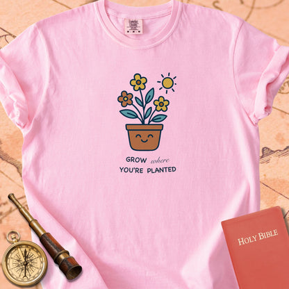 Grow Where You are Planted Premium T-shirt