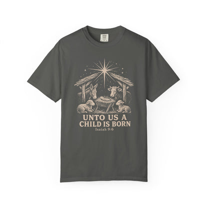 Unto Us a Child Is Born Premium T-shirt