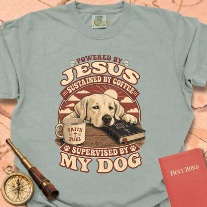 Supervised by My Dog T-shirt