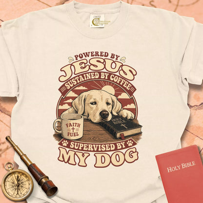 Supervised by My Dog T-shirt