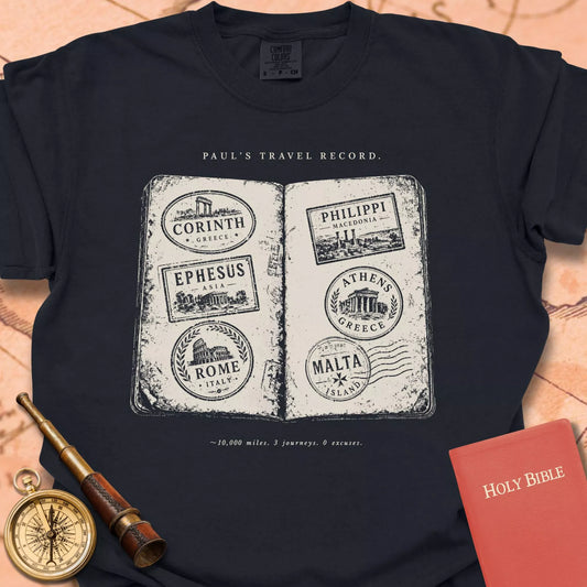 Paul's Travel Record CC  T-shirt