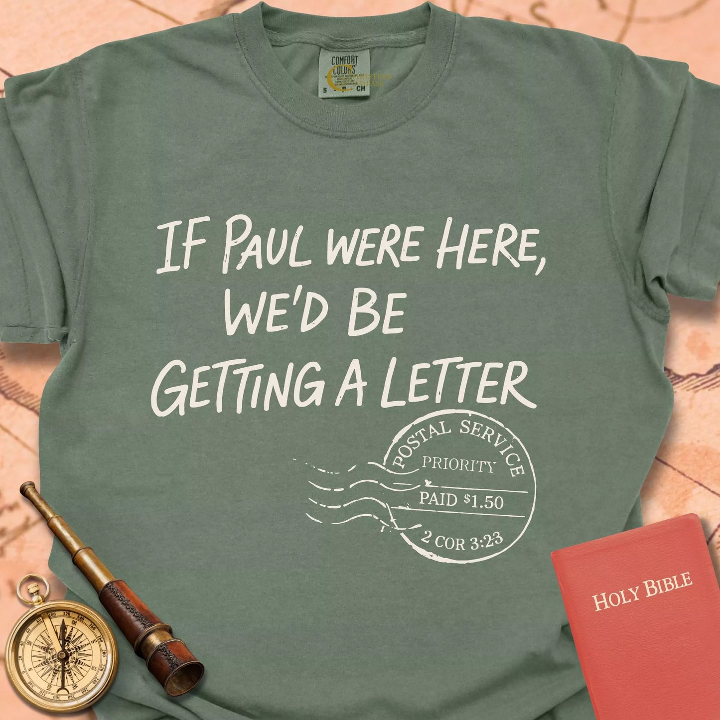 If Paul Were Here Postmark CC  T-shirt