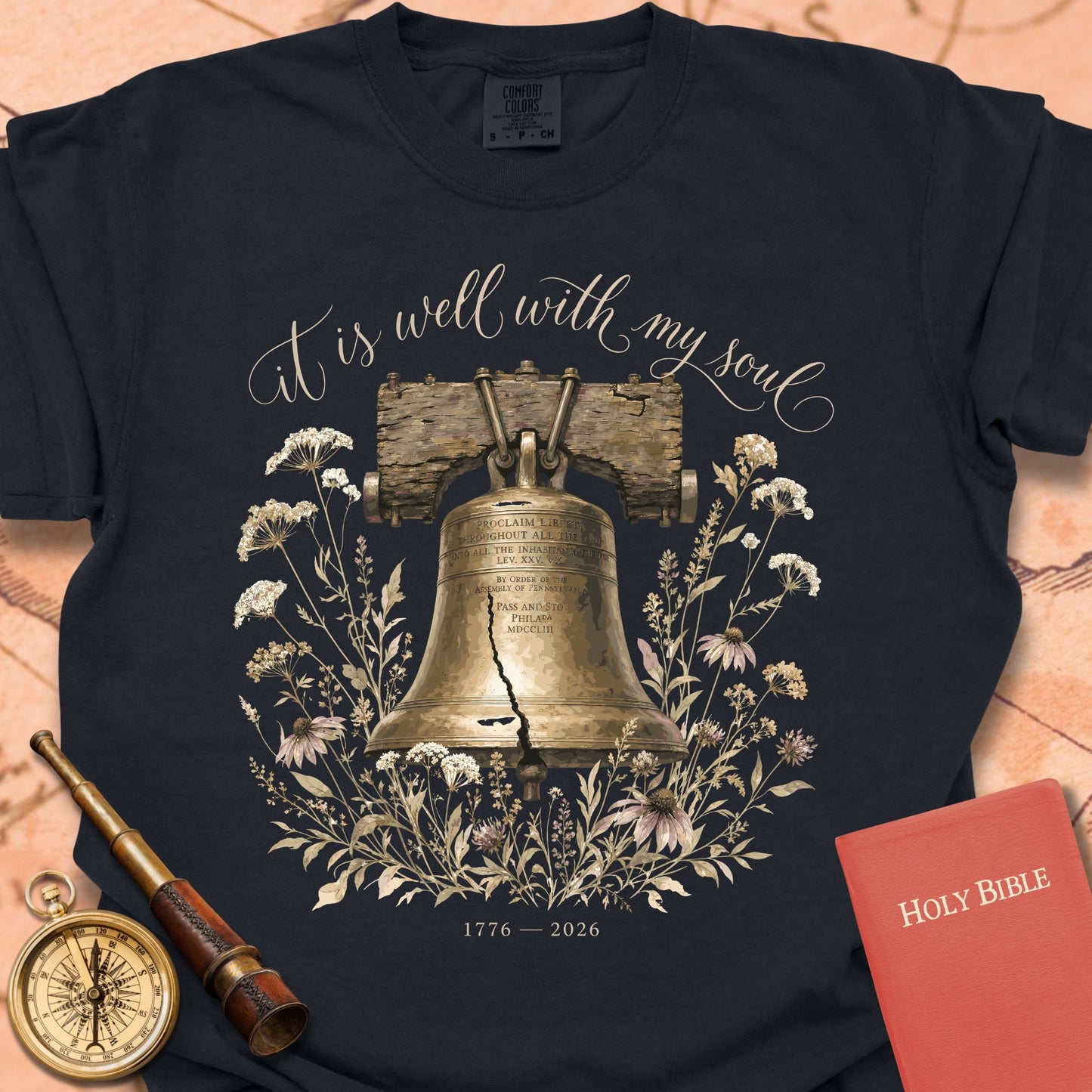 It Is Well With My Soul Liberty Bell Premium T-shirt