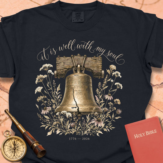 It Is Well With My Soul Liberty Bell Premium T-shirt