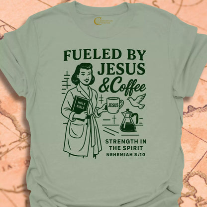 Fueled by Jesus and Coffee T-Shirt