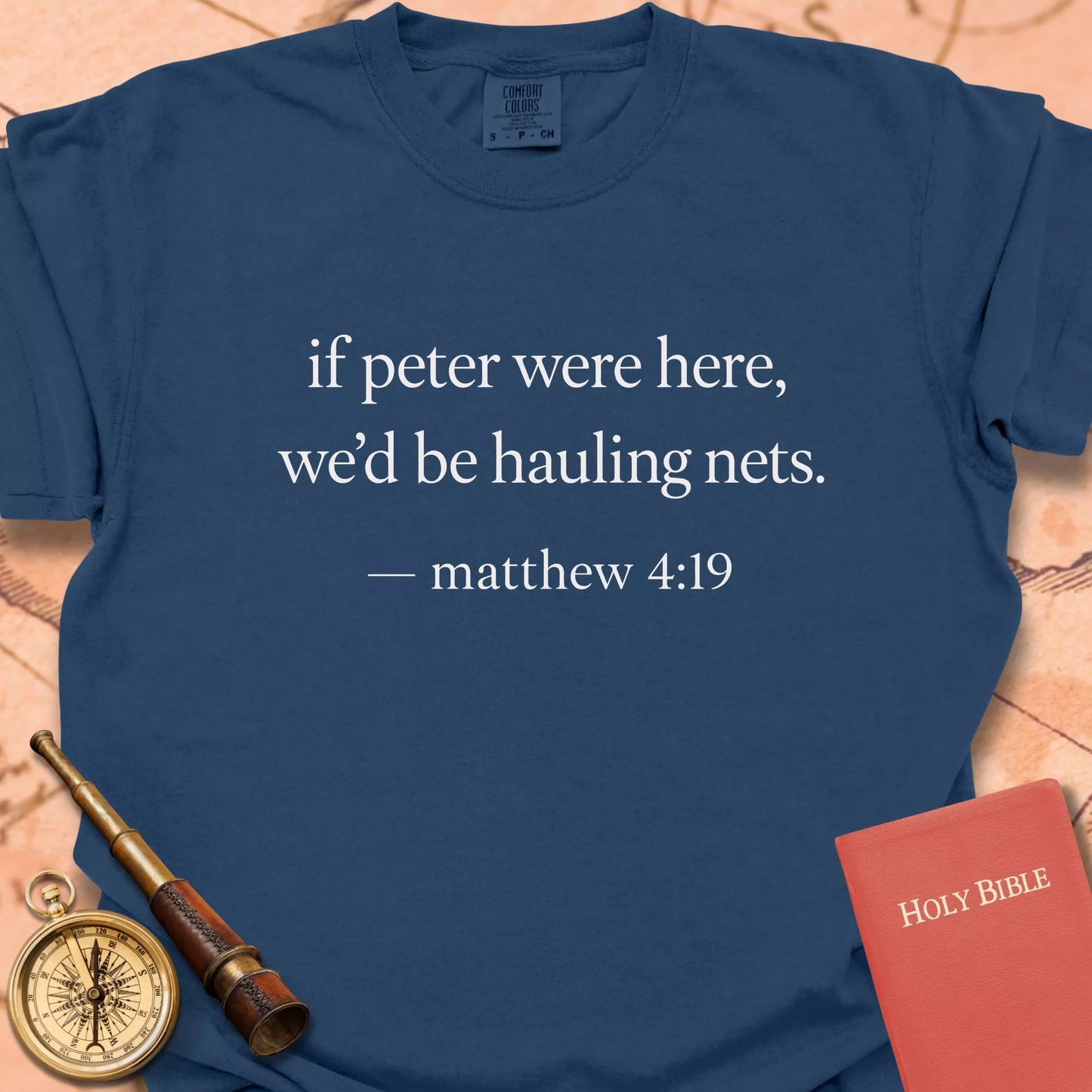 We'd Be Hauling Nets T-shirt