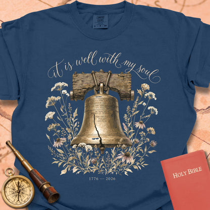 It Is Well With My Soul Liberty Bell Premium T-shirt