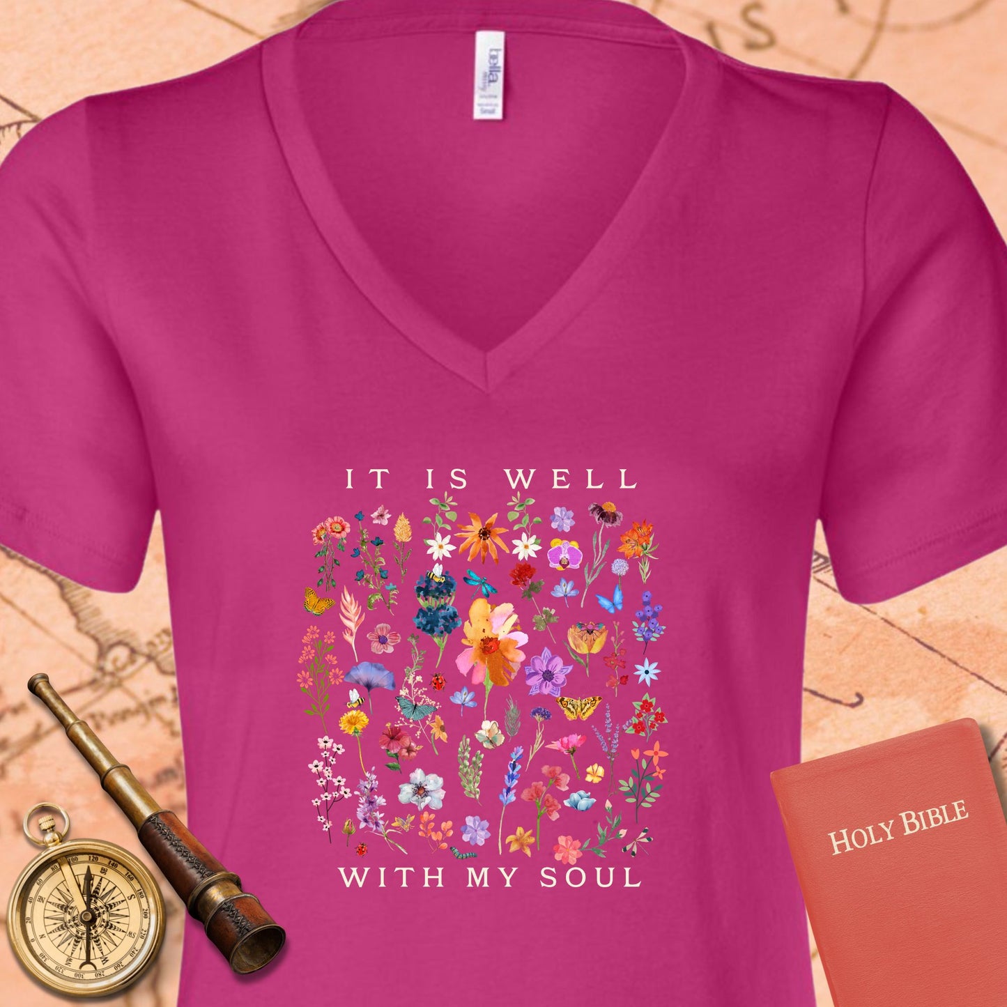 It is Well V-Neck Tee