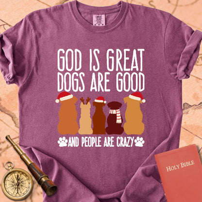 God is Great Dogs Christmas Premium T-shirt