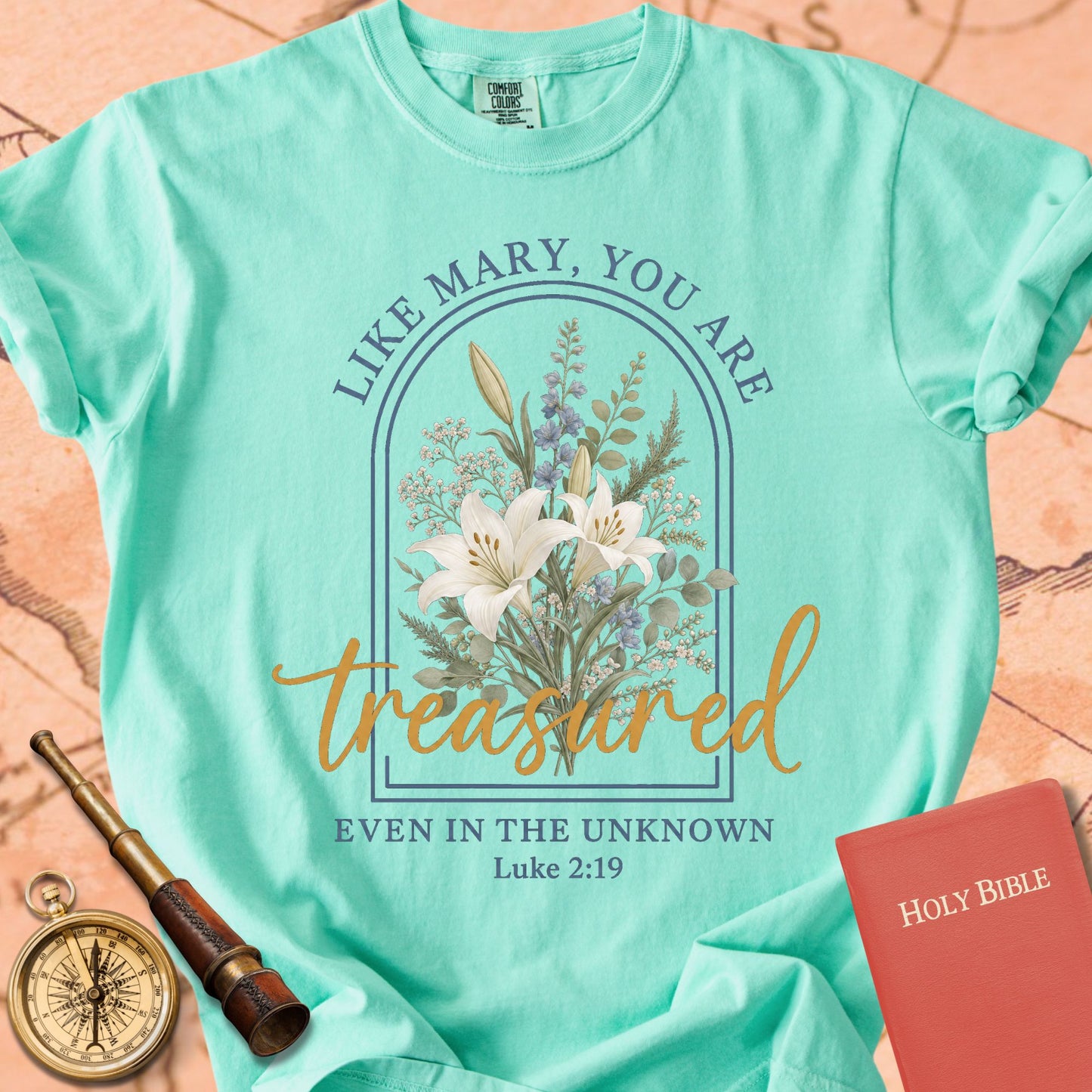 Like Mary, You Are Treasured Premium T-shirt