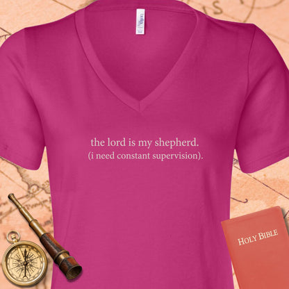 Constant Supervision V-Neck Tee