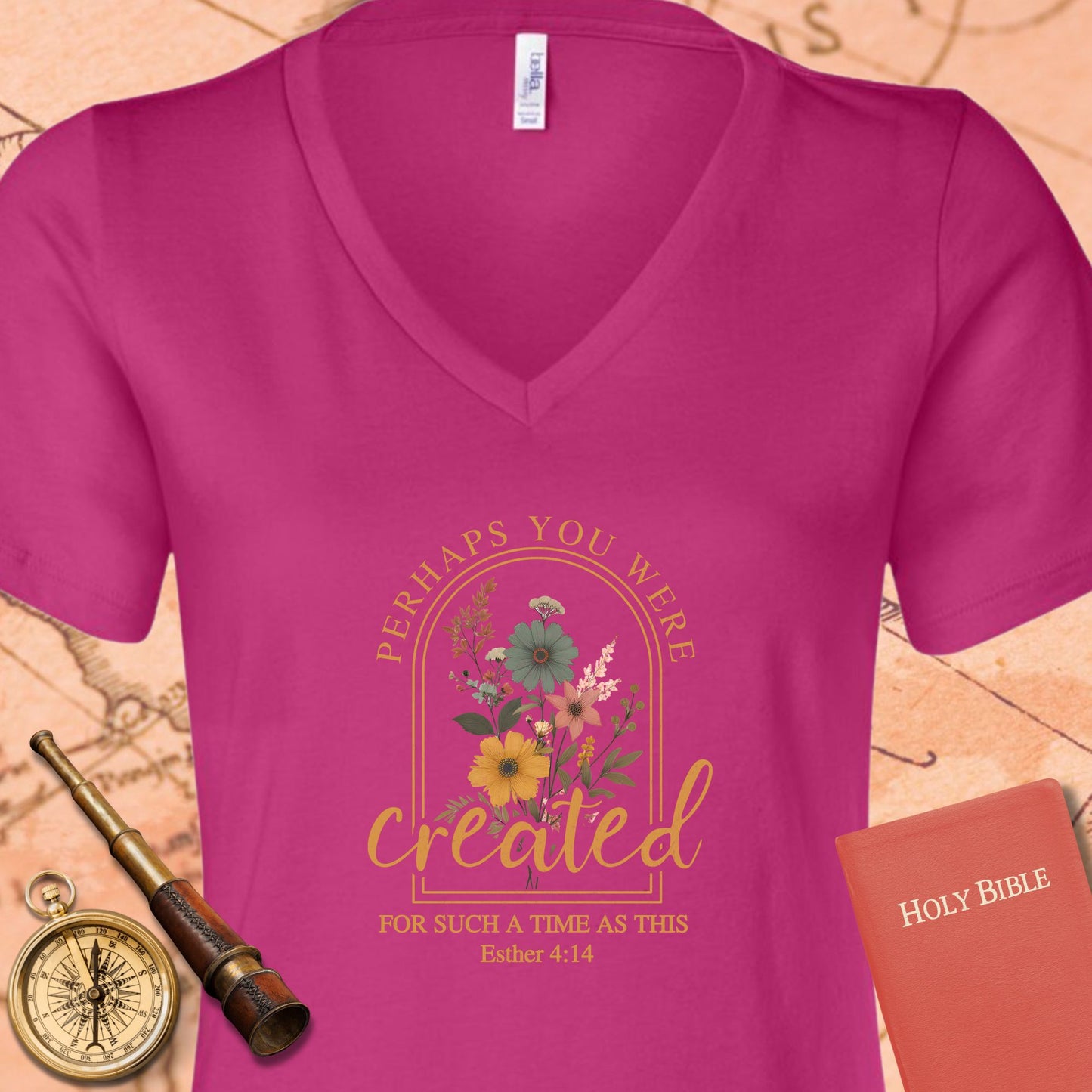 Perhaps You Were Created V-Neck Tee