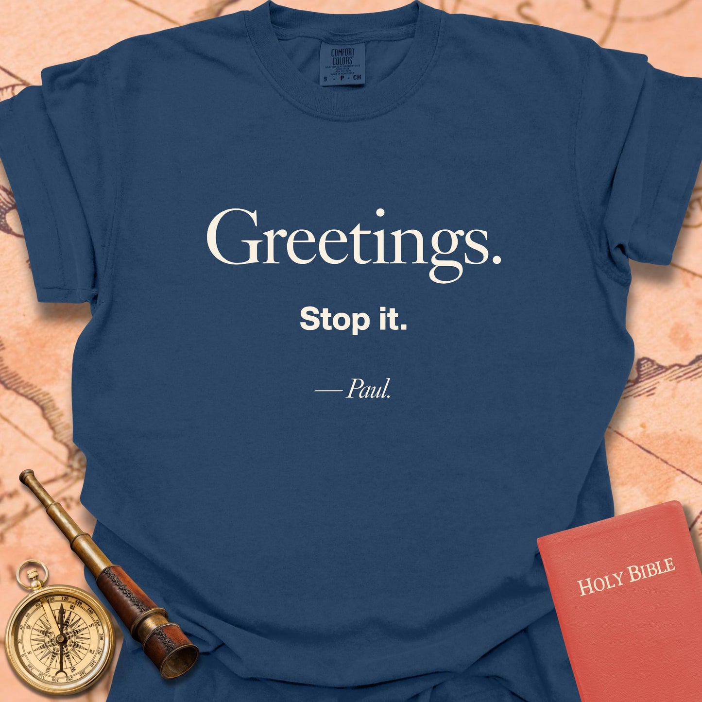 Greetings.  Stop It. -Paul Premium T-shirt