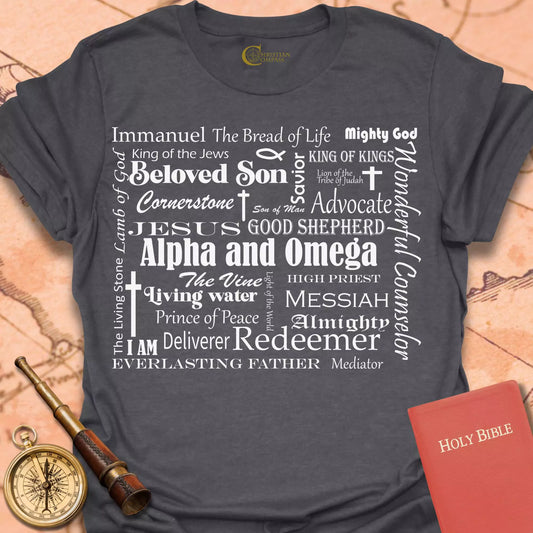 Names of Jesus Square T-Shirt