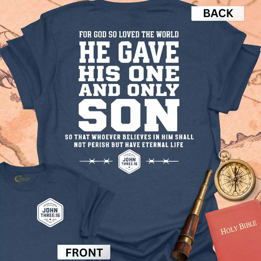 John 3:16 (front & back) T-Shirt