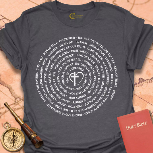 Names of Jesus Heart T-Shirt