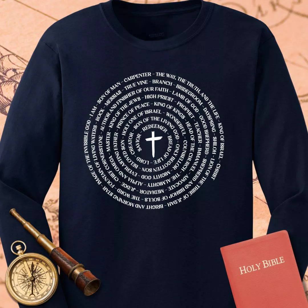 Names of Jesus Long Sleeve Tee
