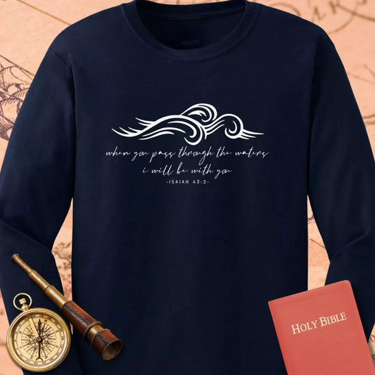 Pass Through the Waters Long Sleeve Tee