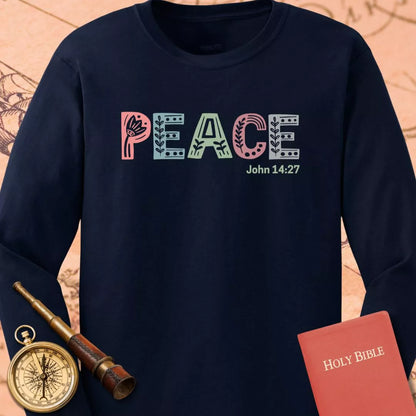 Peace - John 14:27 Long Sleeve Tee