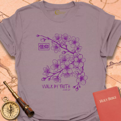 Walk by Faith 2 Cor. 5:7 T-Shirt