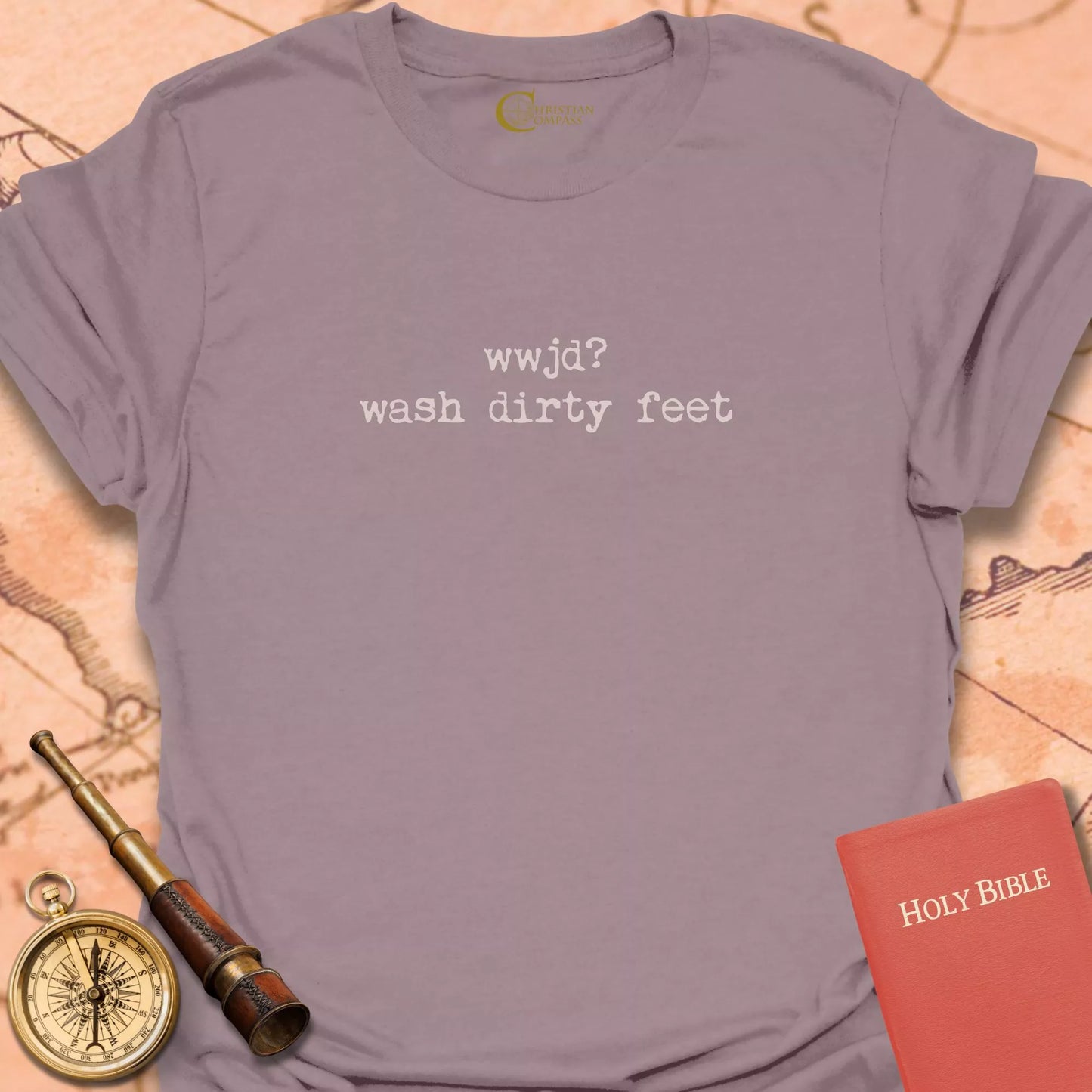 WWJD? Wash Dirty Feet T-Shirt