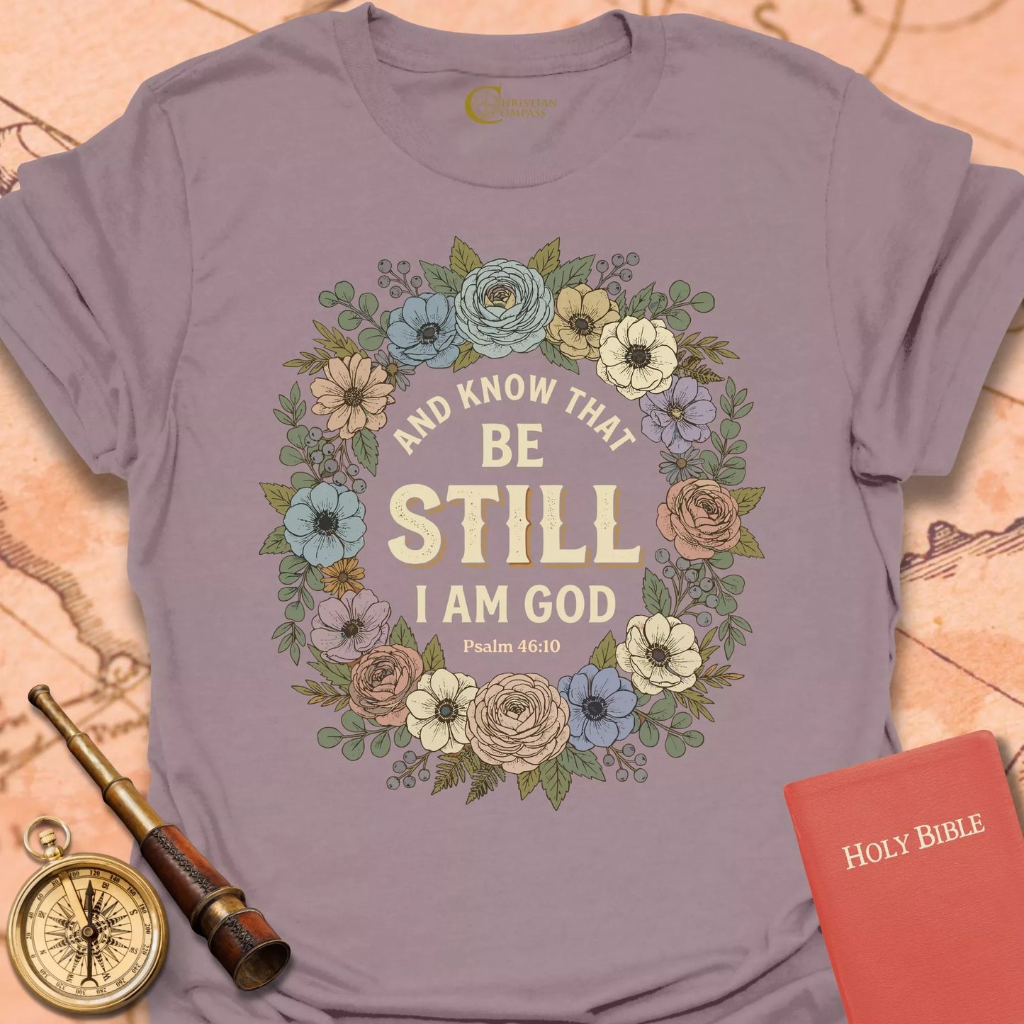 Be Still Floral T-Shirt