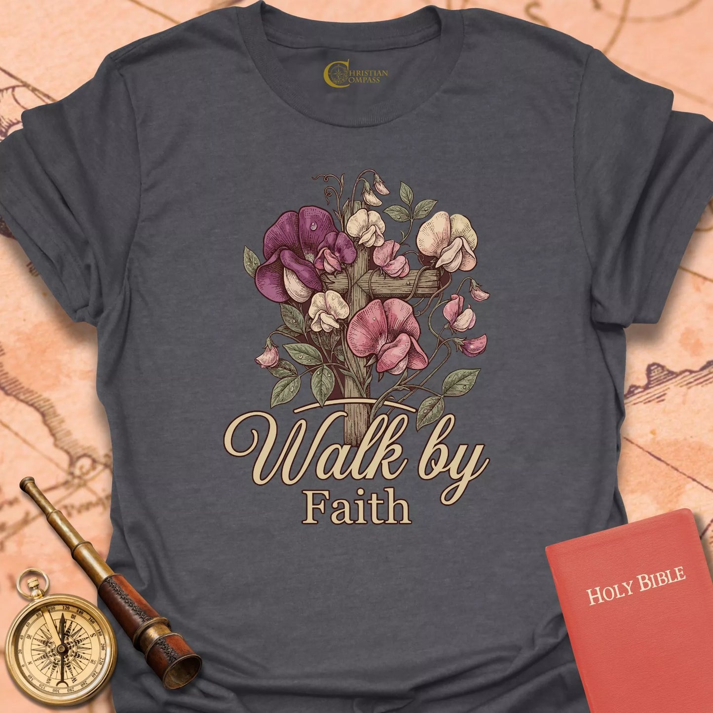 Walk by Faith Sweet Pea T-Shirt