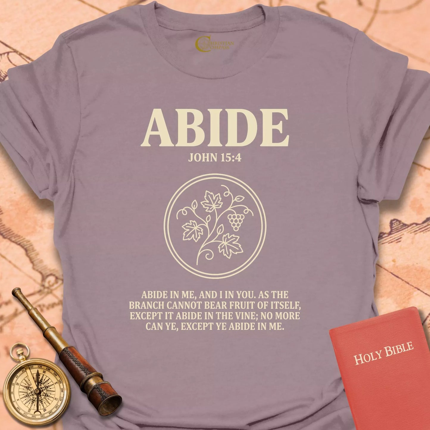 Abide John 15:4 T-Shirt