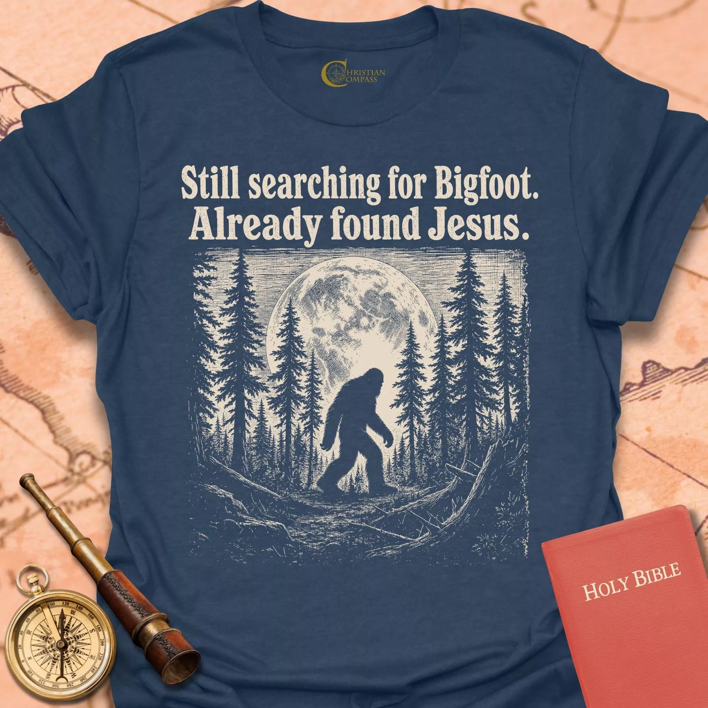 Still Searching for Bigfoot T-Shirt