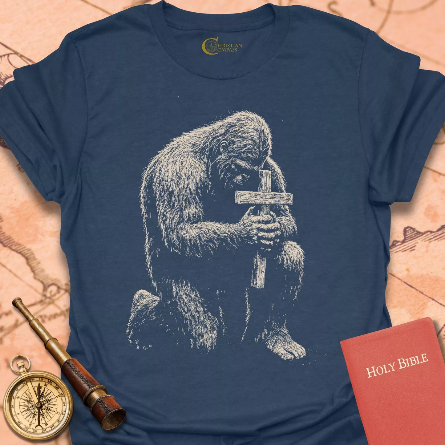 Bigfoot Cross T-Shirt