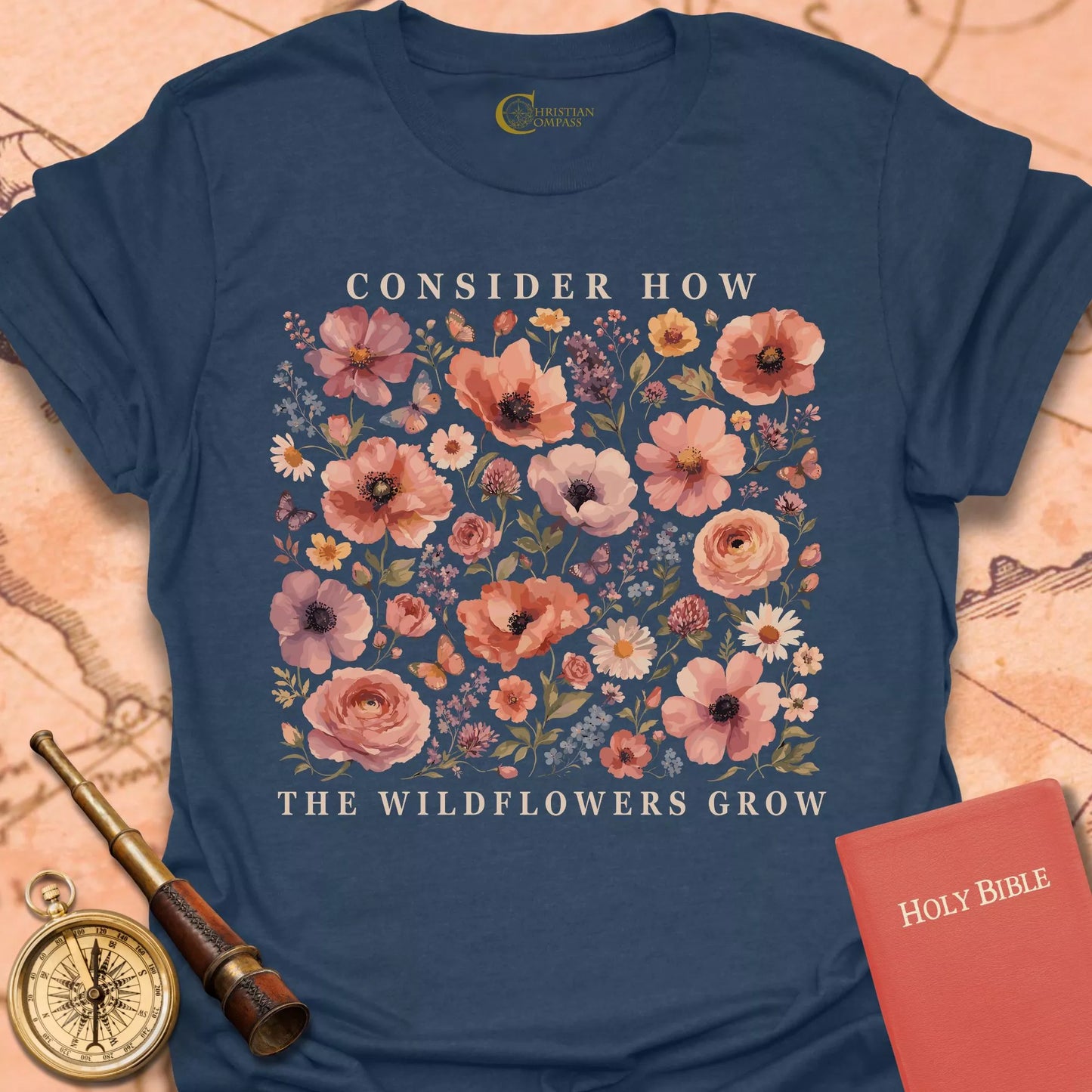 Consider How the Wildflowers Grow T-Shirt