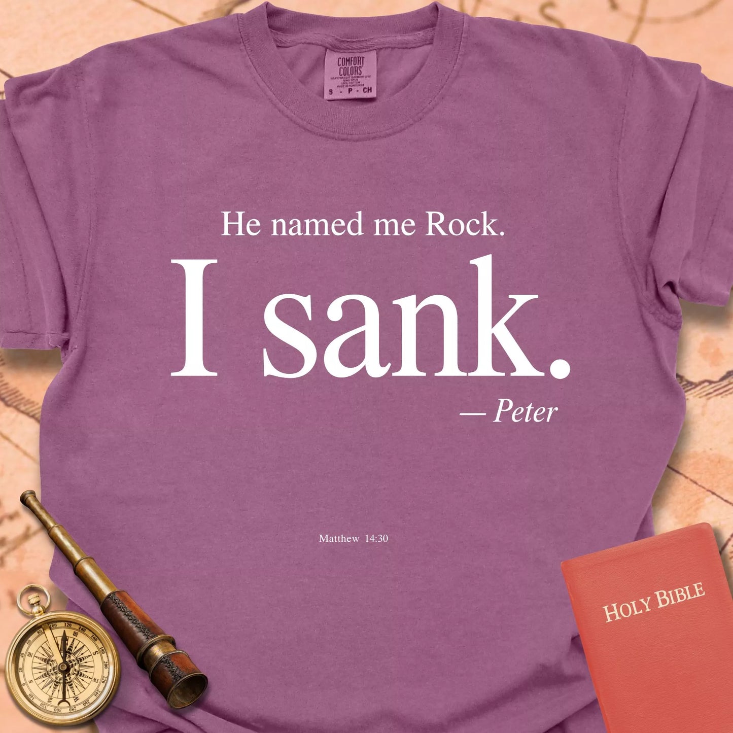 He Named Me Rock. I Sank. T-shirt