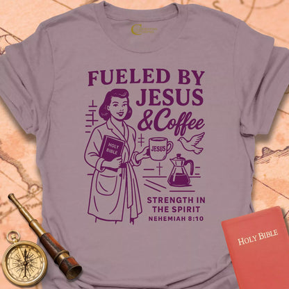 Fueled by Jesus and Coffee T-Shirt