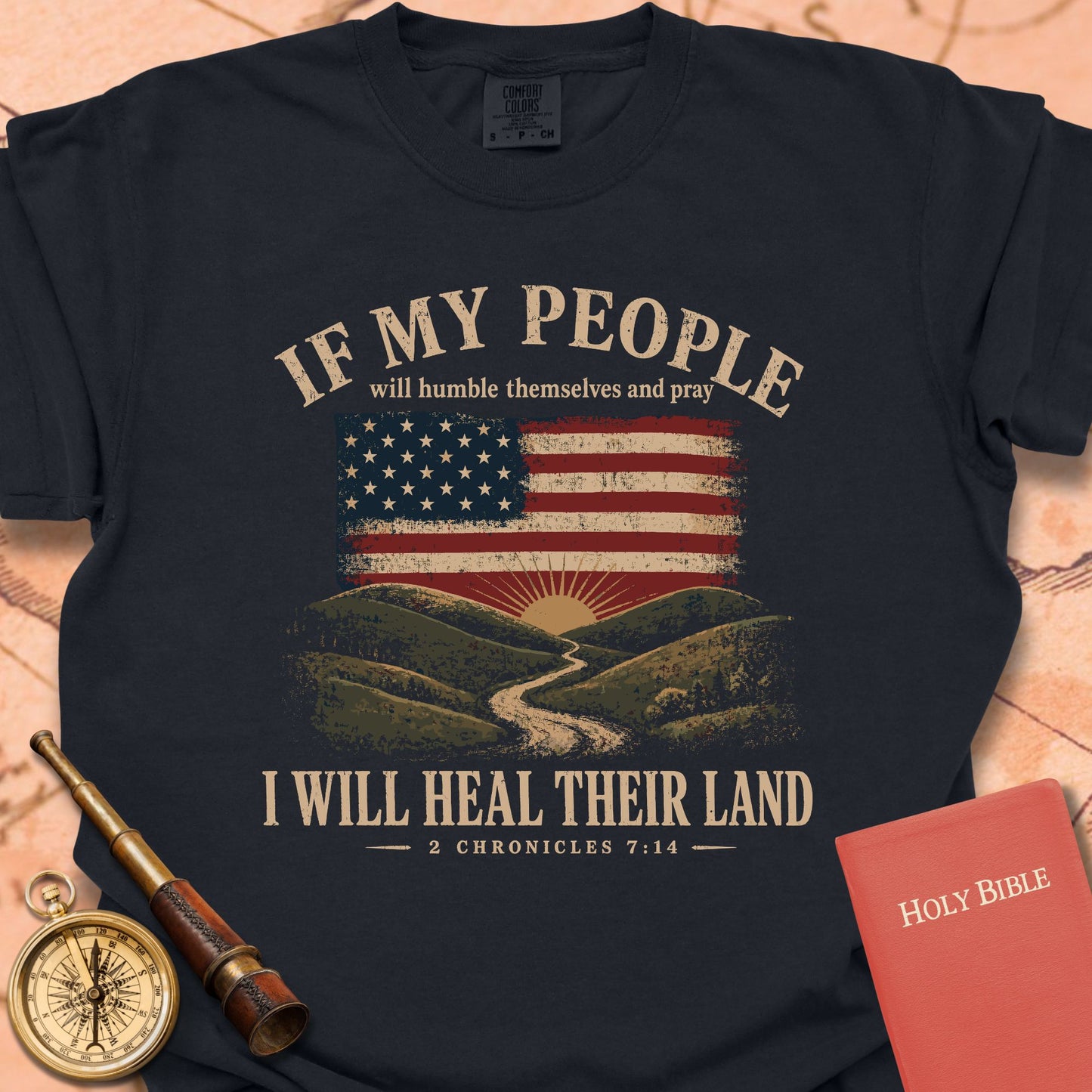If My People 2 Chronicles 7:14 Premium T-shirt