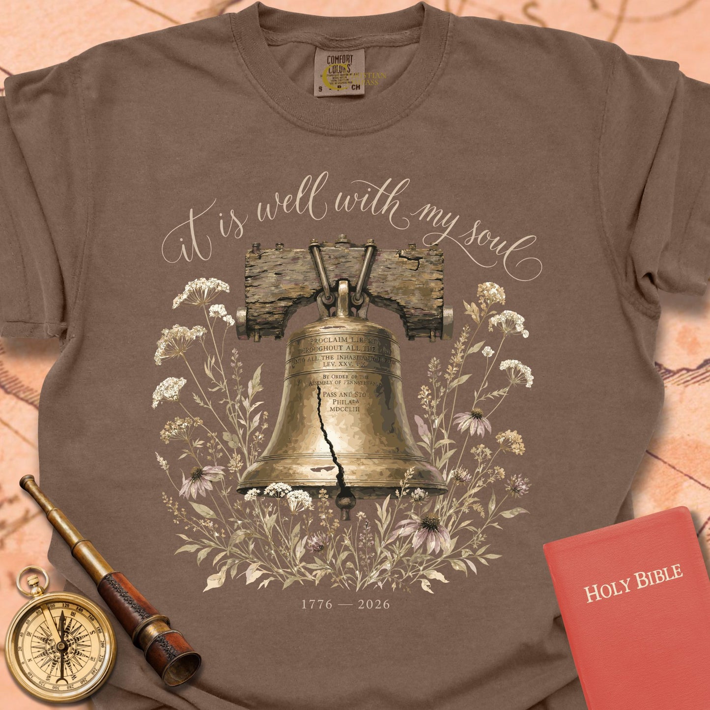 It Is Well With My Soul Liberty Bell Premium T-shirt