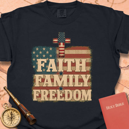 Faith Family Freedom Premium T-shirt